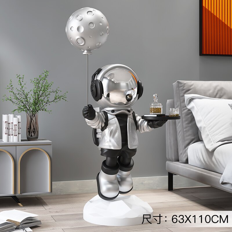 110cm Large Size Statue Astronaut - Modern Art - Various Finishes