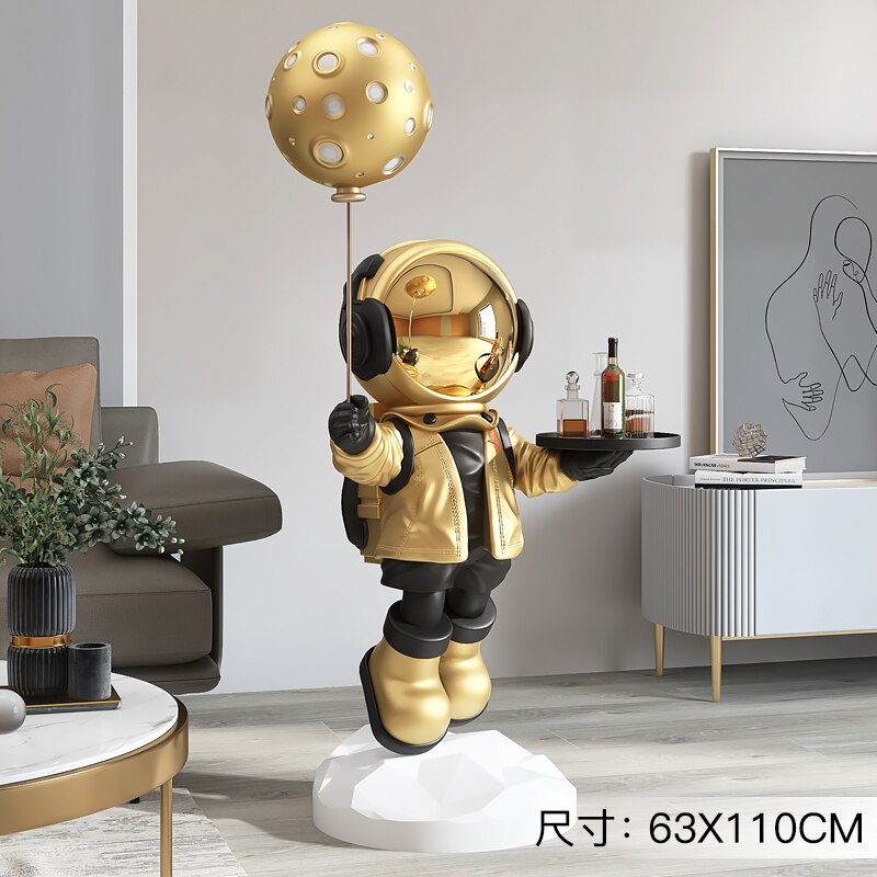 110cm Large Size Statue Astronaut - Modern Art - Various Finishes