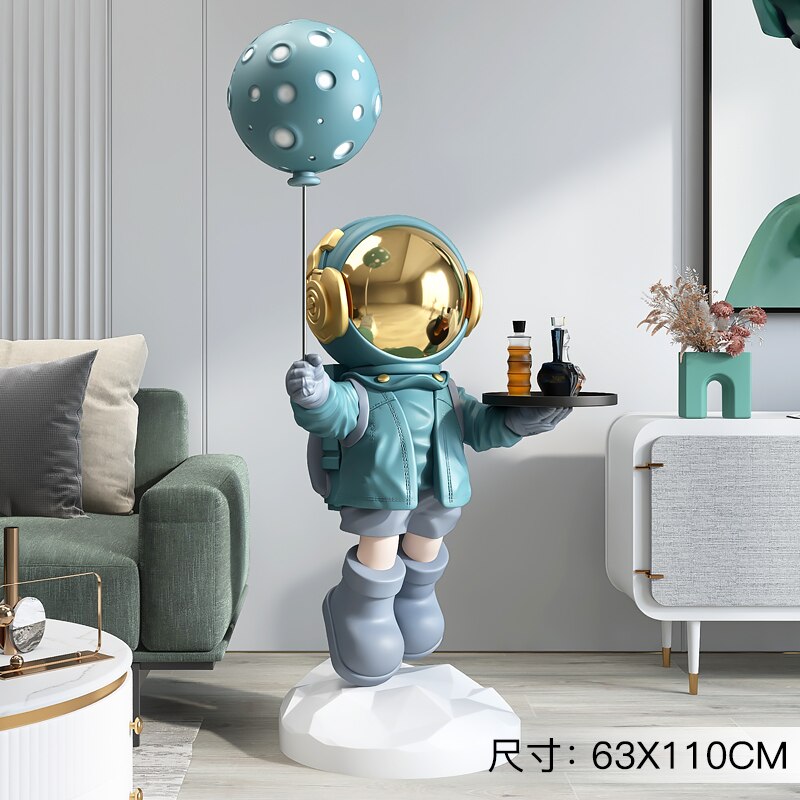 110cm Large Size Statue Astronaut - Modern Art - Various Finishes