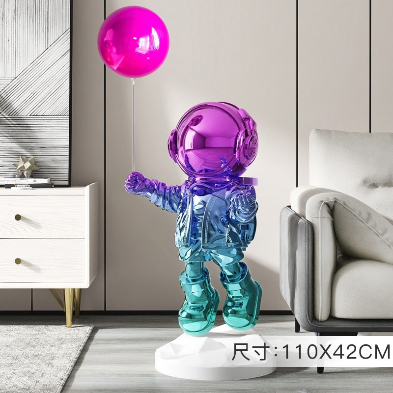 110cm Large Size Statue Astronaut - Modern Art - Various Finishes