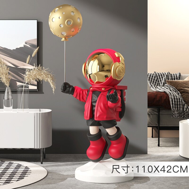 110cm Large Size Statue Astronaut - Modern Art - Various Finishes