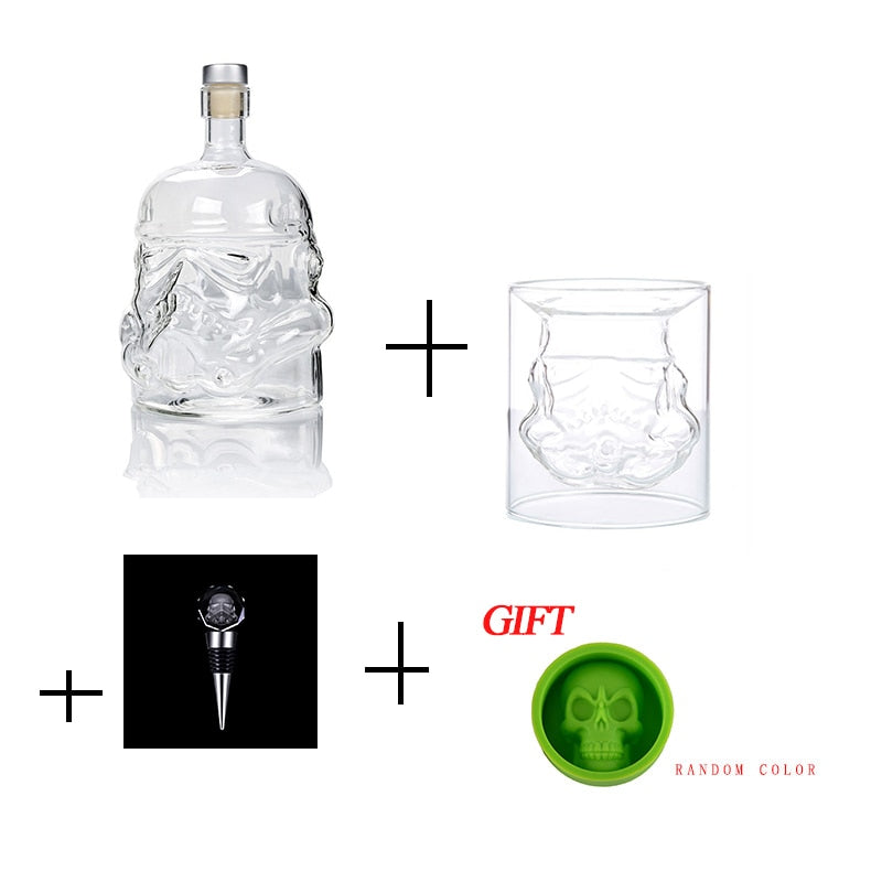 Star Wars Stormtrooper Whiskey Decanter & Glasses - Choose Options