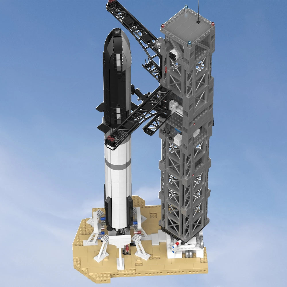 SpaceX Inspired - Starship & Tower Building Kit