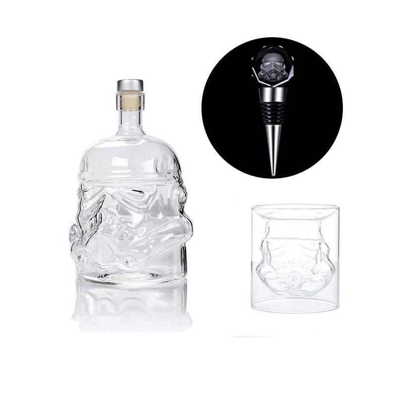 Star Wars Stormtrooper Whiskey Decanter & Glasses - Choose Options