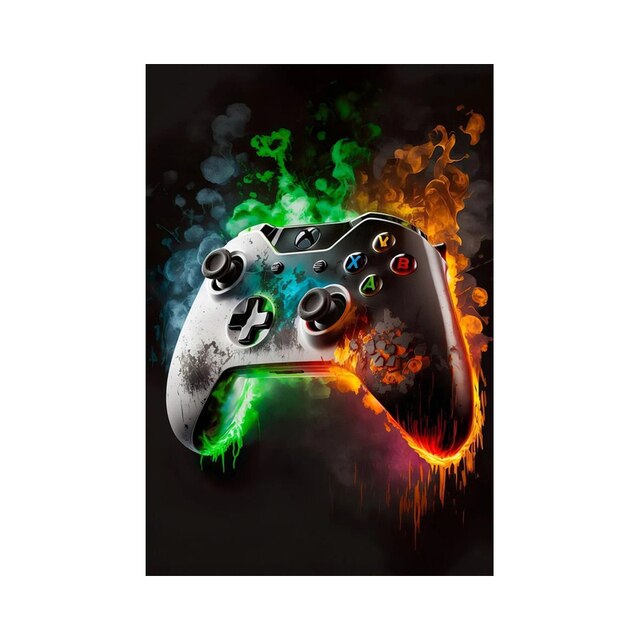 Splat Gaming Wall Art - Various Designs & Sizes