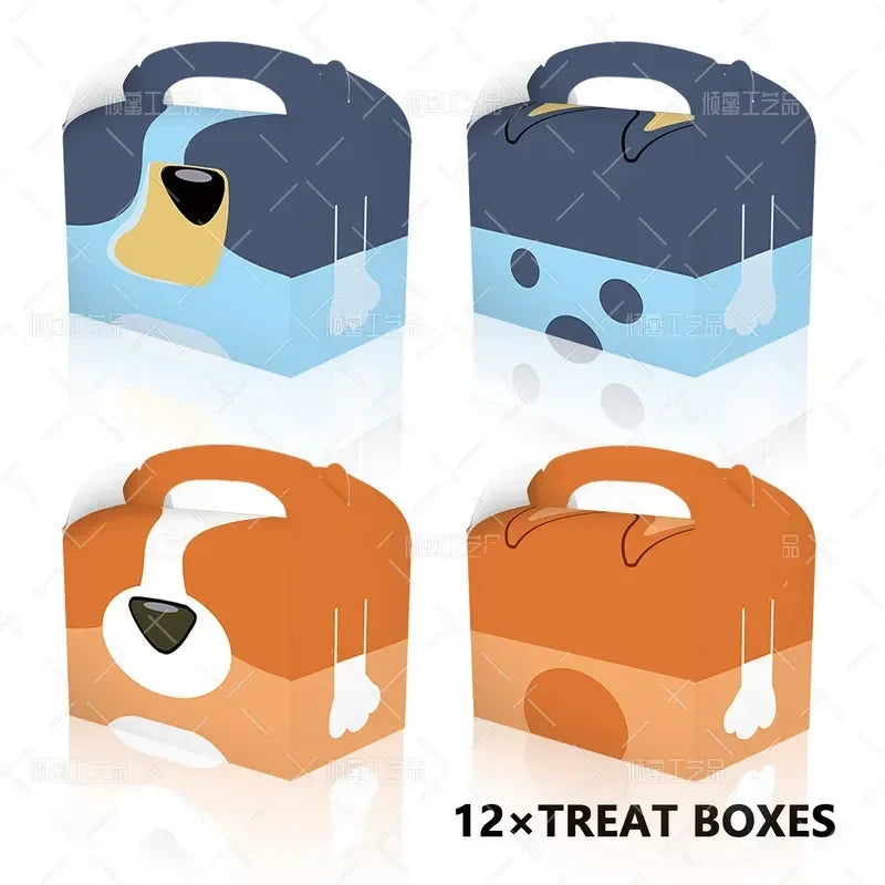 Bluey Party Boxes for Snacks, Gifts, Popcorn & More