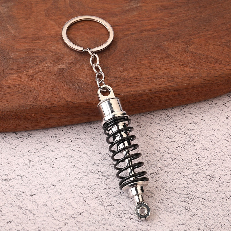 Metal Car Enthusiast Car Part Key Chains - Various Designs
