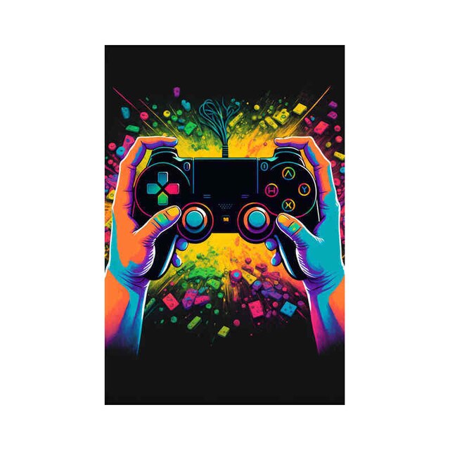 Splat Gaming Wall Art - Various Designs & Sizes