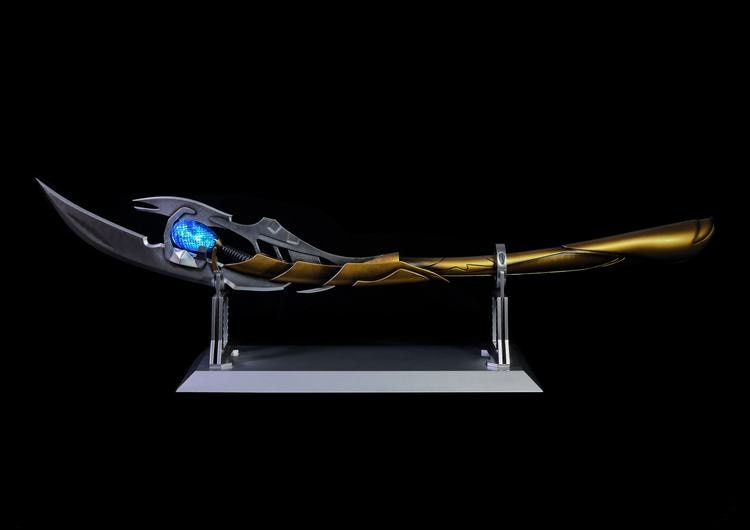 Marvel Loki Full Metal 1:1 Replica Chitauri Scepter Display Prop