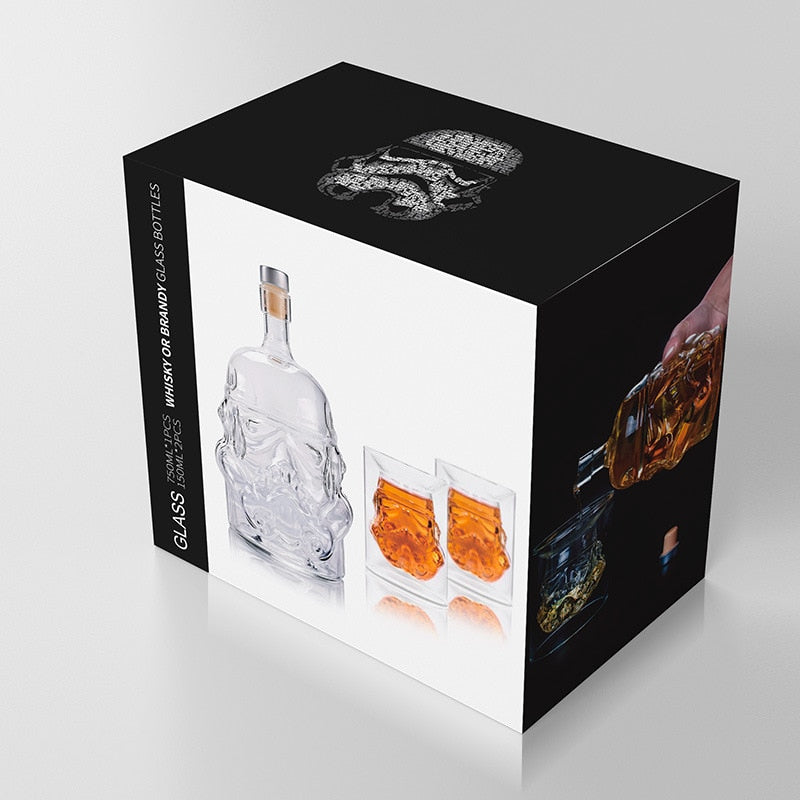 Star Wars Stormtrooper Whiskey Decanter & Glasses - Choose Options
