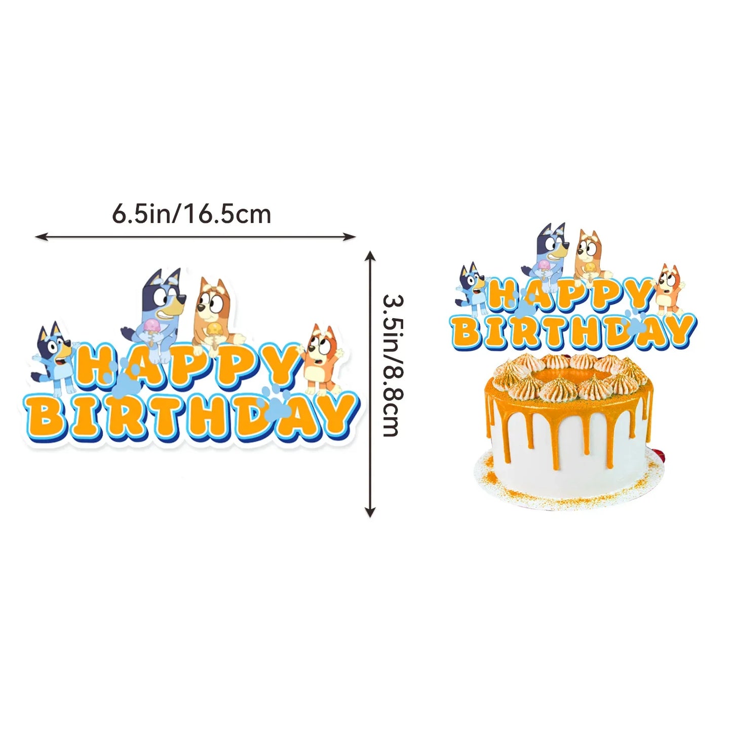 Bluey Party Supplies - Plates, Cups,Balloons & More