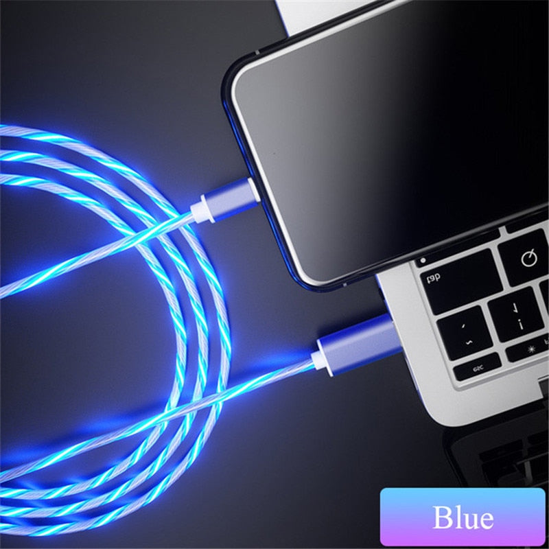LED USB-C Charging Cable - Various Colours
