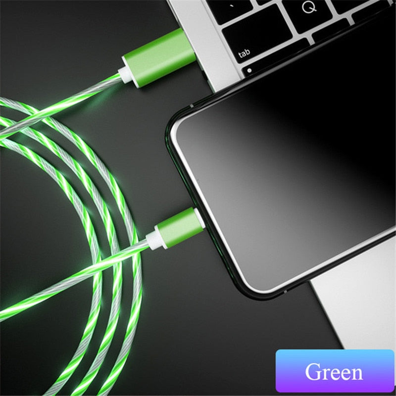 LED USB-C Charging Cable - Various Colours