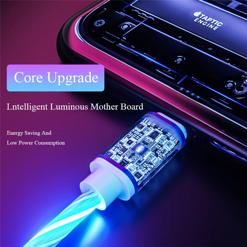 LED USB-C Charging Cable - Various Colours