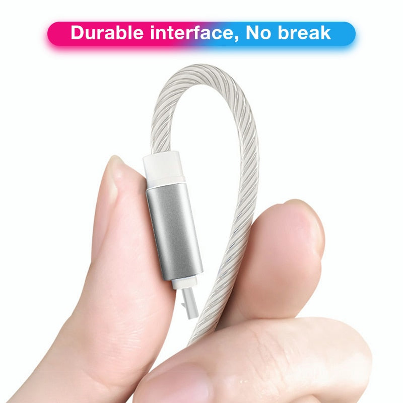 LED USB-C Charging Cable - Various Colours