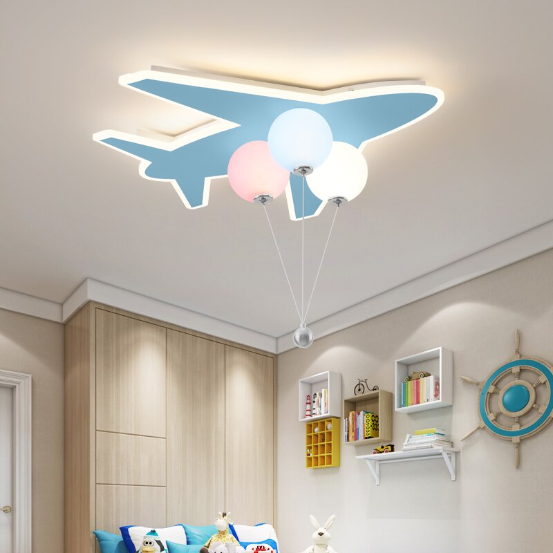 Children's Kid's Bedroom Balloon Ceiling Light - Various Styles & Colours