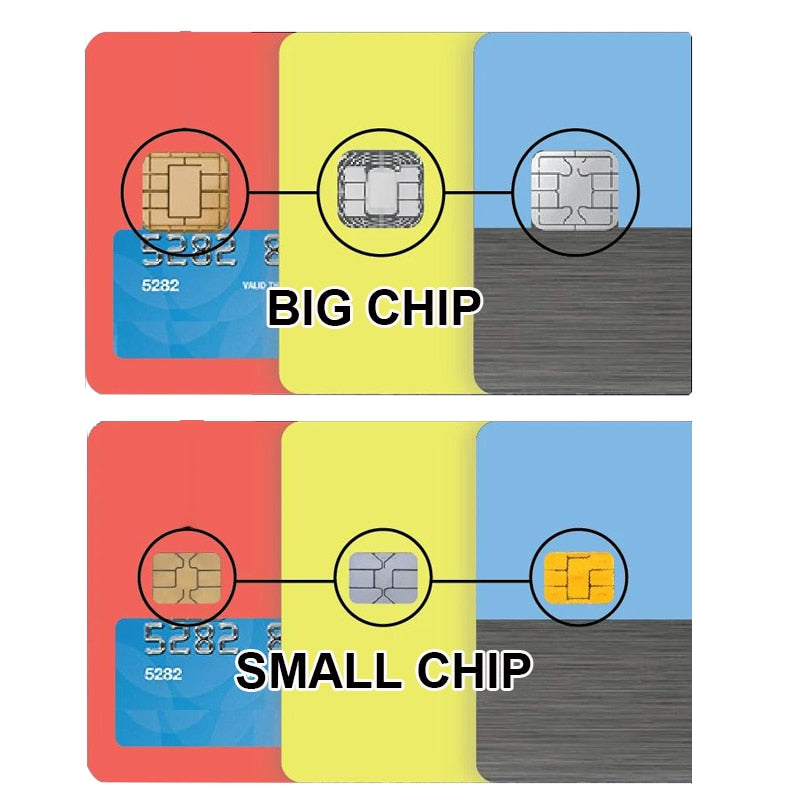 Credit Debit Wallet Bank Card Decal Stickers - Various Designs