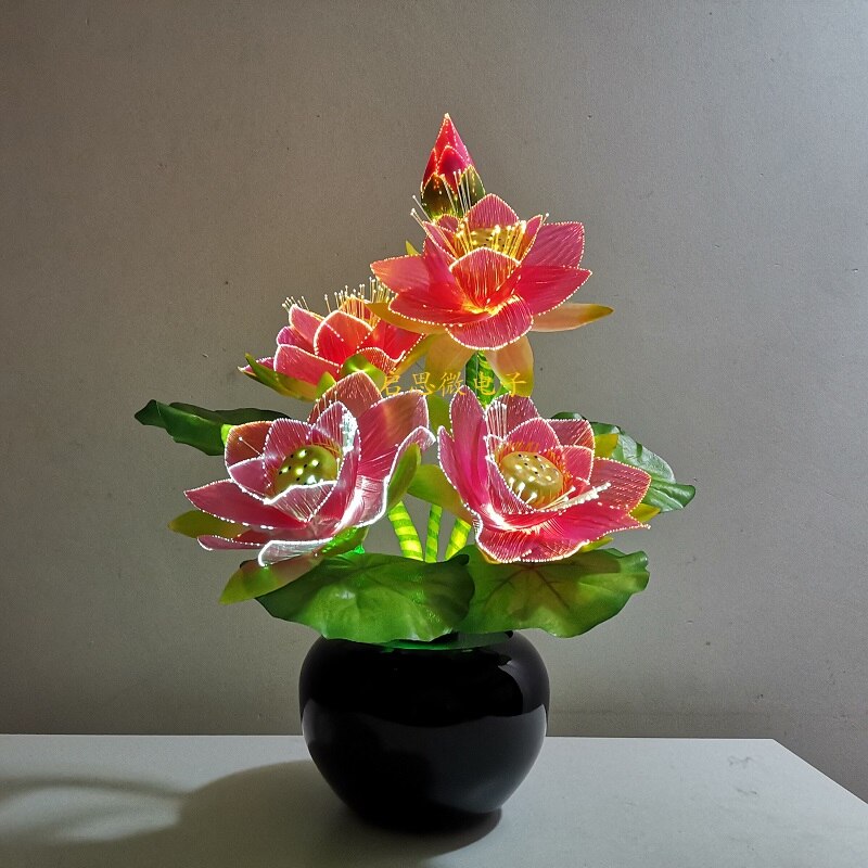 LED Lotus Flower Display Lamp