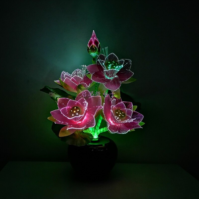 LED Lotus Flower Display Lamp