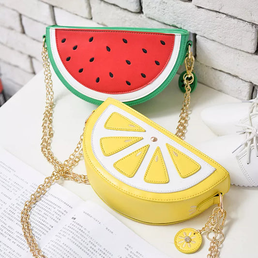 Watermelon / Lemon Fruit Style Shoulder Hand bag