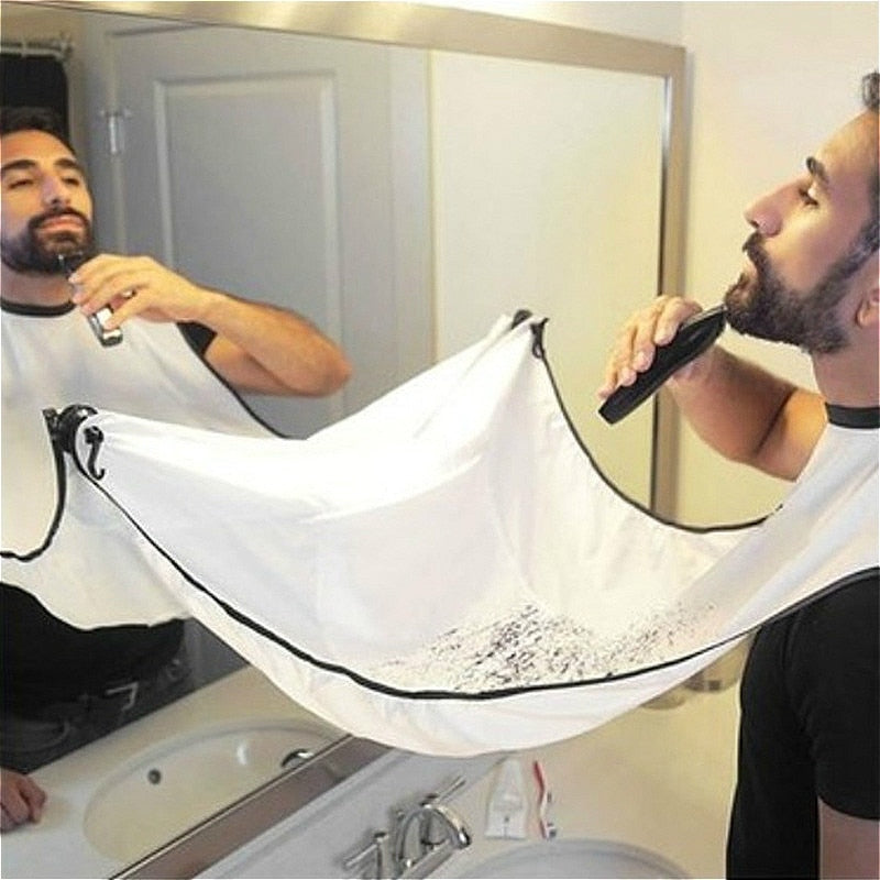 Men's Beard Shaving Apron - Black or White