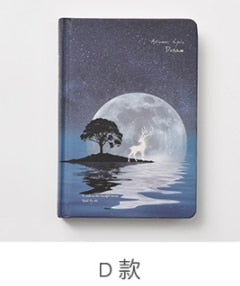 Luminous/Glow in the Dark Animal Moon Scenery Notepad - Various Designs