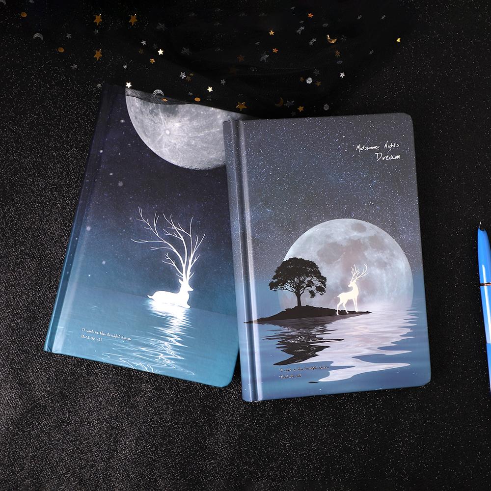 Luminous/Glow in the Dark Animal Moon Scenery Notepad - Various Designs