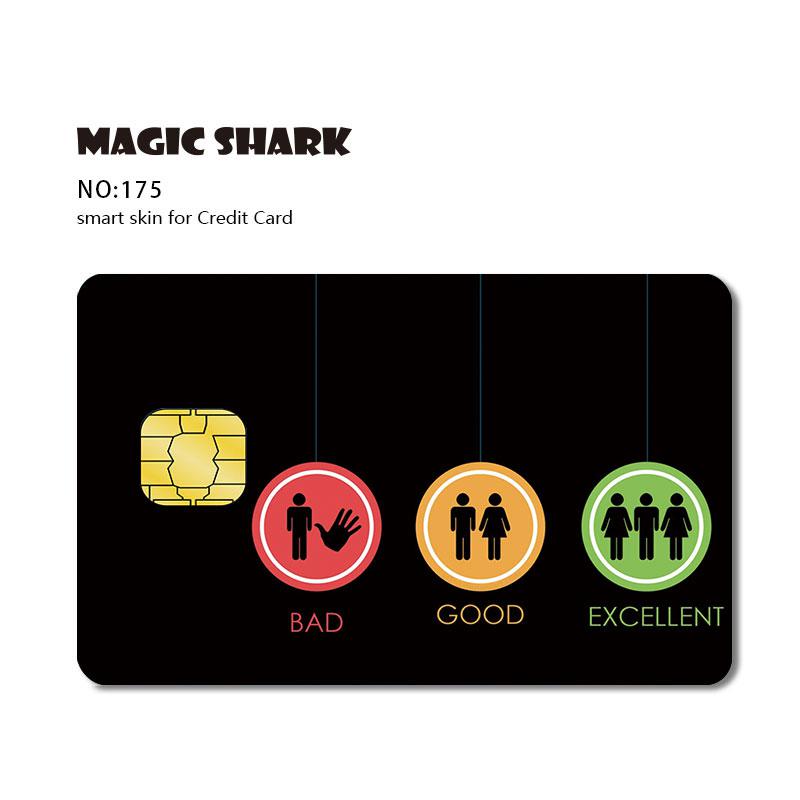 Credit Debit Wallet Bank Card Decal Stickers - Various Designs