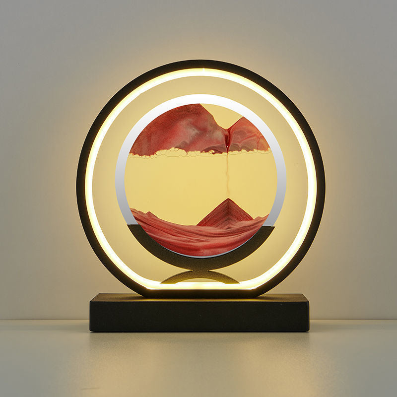 LED Quicksand Table Lamp - Modern Art - Choice of Colours