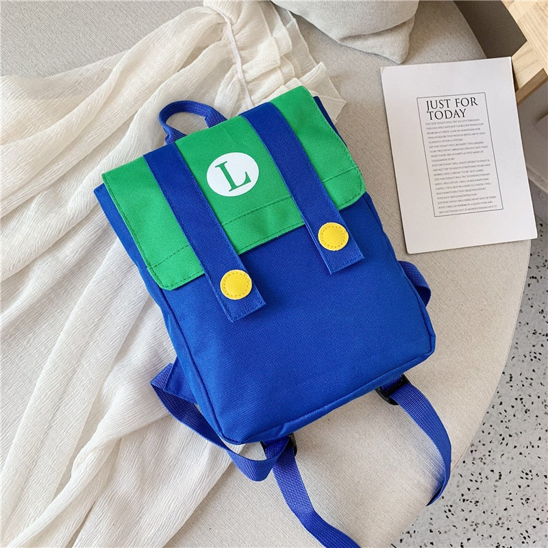 Nintendo Super Mario Children's School Backpack - Mario & Luigi