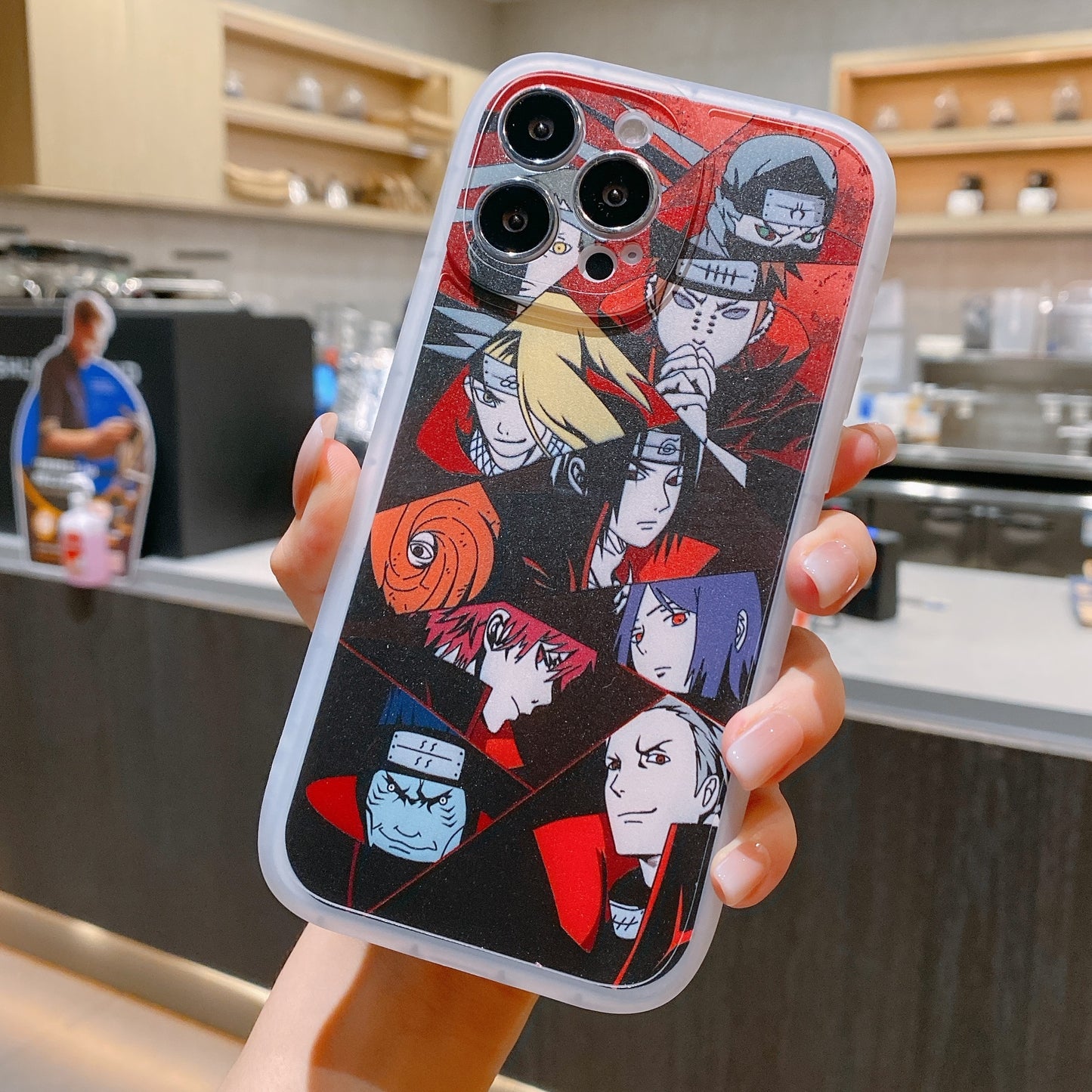 Naruto Anime Silicone Phone Case for iPhone - Various Designs and Sizes