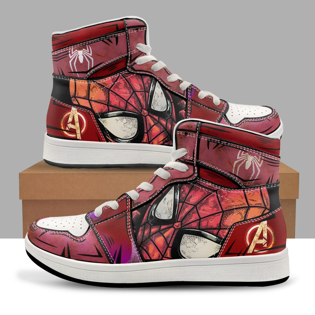 Avengers Themed Printed Shoes Sneakers - Various Hero Designs & Sizes