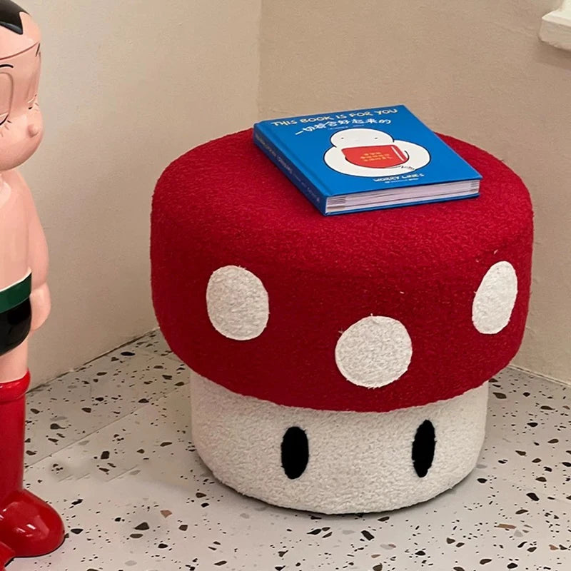 Super Mario Inspired - Mushroom Power-UP Ottoman Stool