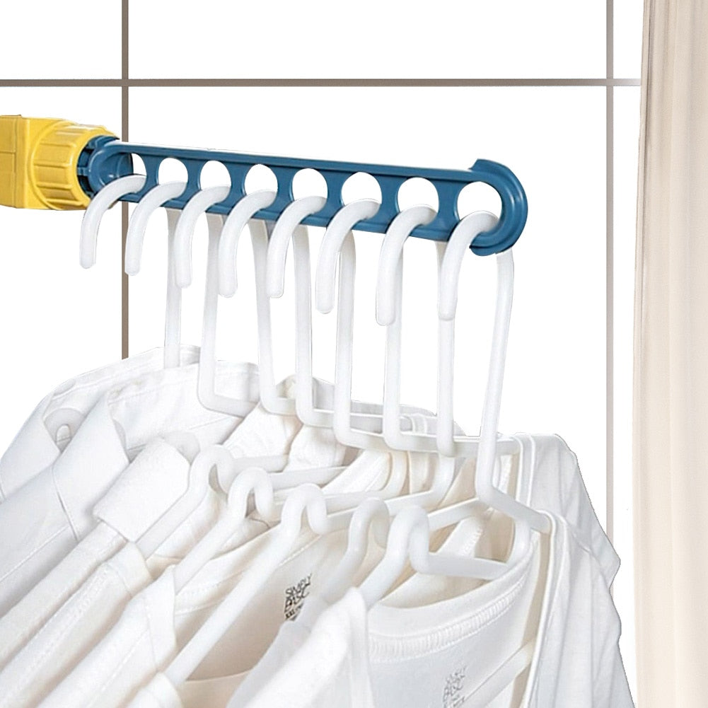 Travel Holiday Portable Window Frame Clothes Hanger - Various Colours