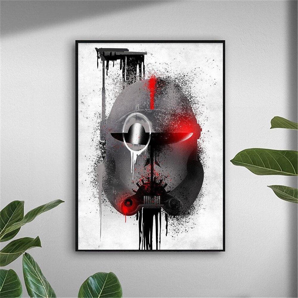 Disney Star Wars Canvas Spraypaint Wall Art - Various Designs