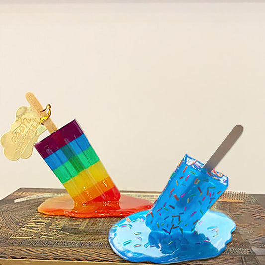 Resin Melting Ice Cream Ornament - Various Designs