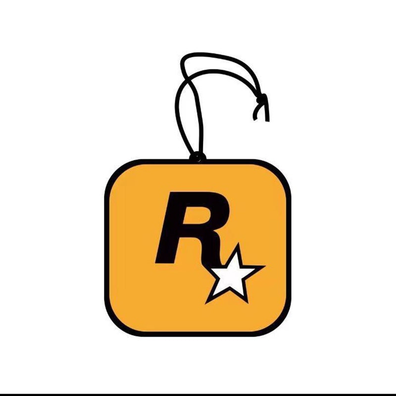 GTA Rockstar In-Car fragrance pendant Air Freshener - Various Colours