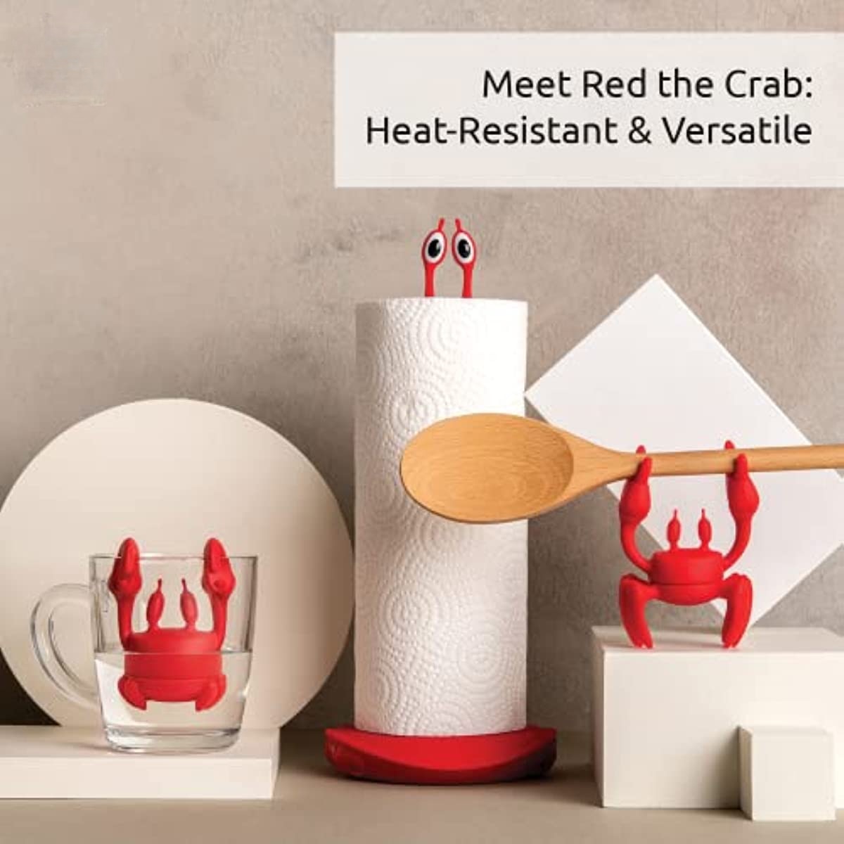 Crab Kitchen Cooking Spoon Holder