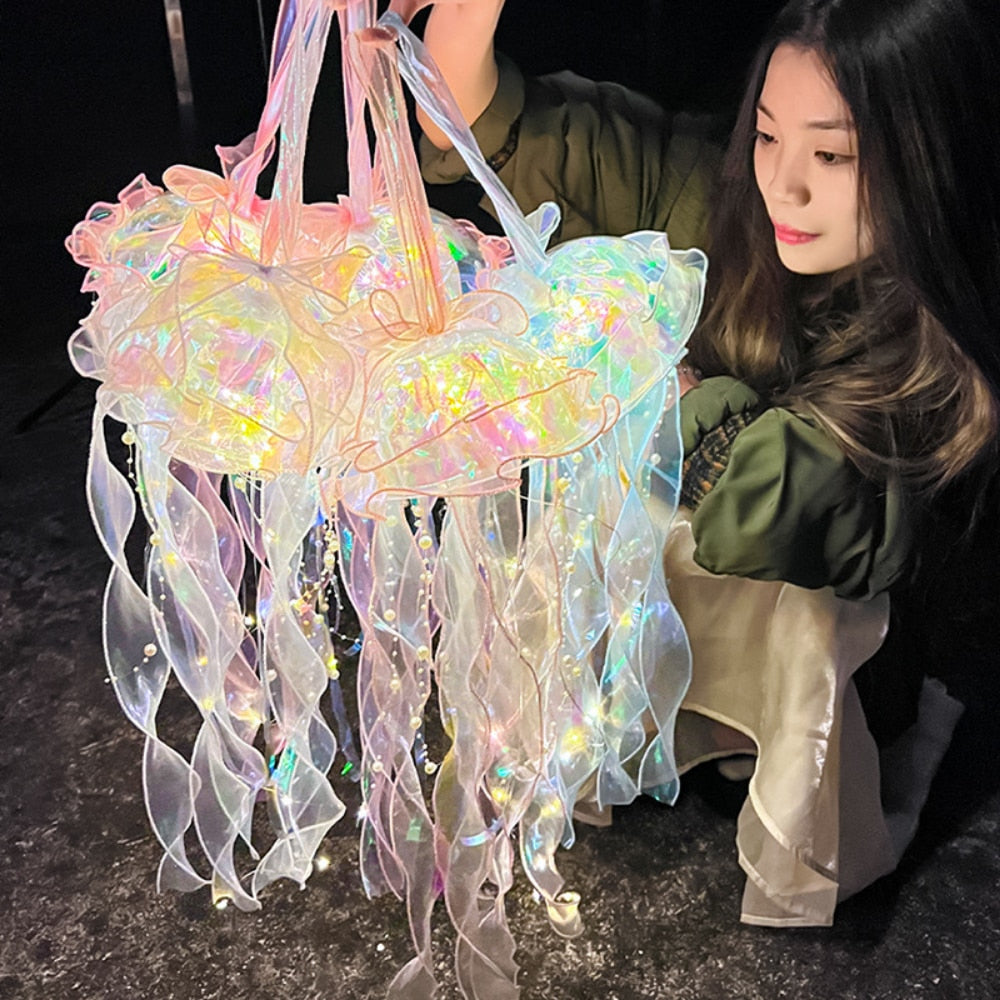 Hanging Jellyfish LED Decoration Light - Various Colours