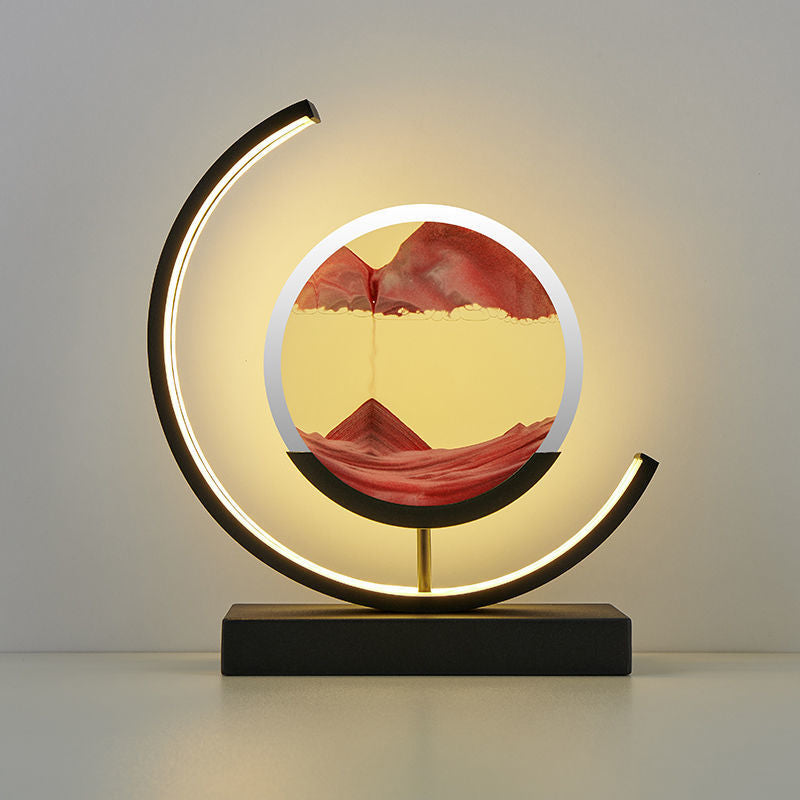 LED Quicksand Table Lamp - Modern Art - Choice of Colours