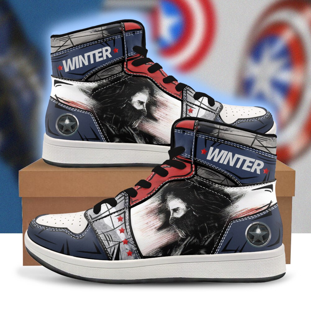 Avengers Themed Printed Shoes Sneakers - Various Hero Designs & Sizes