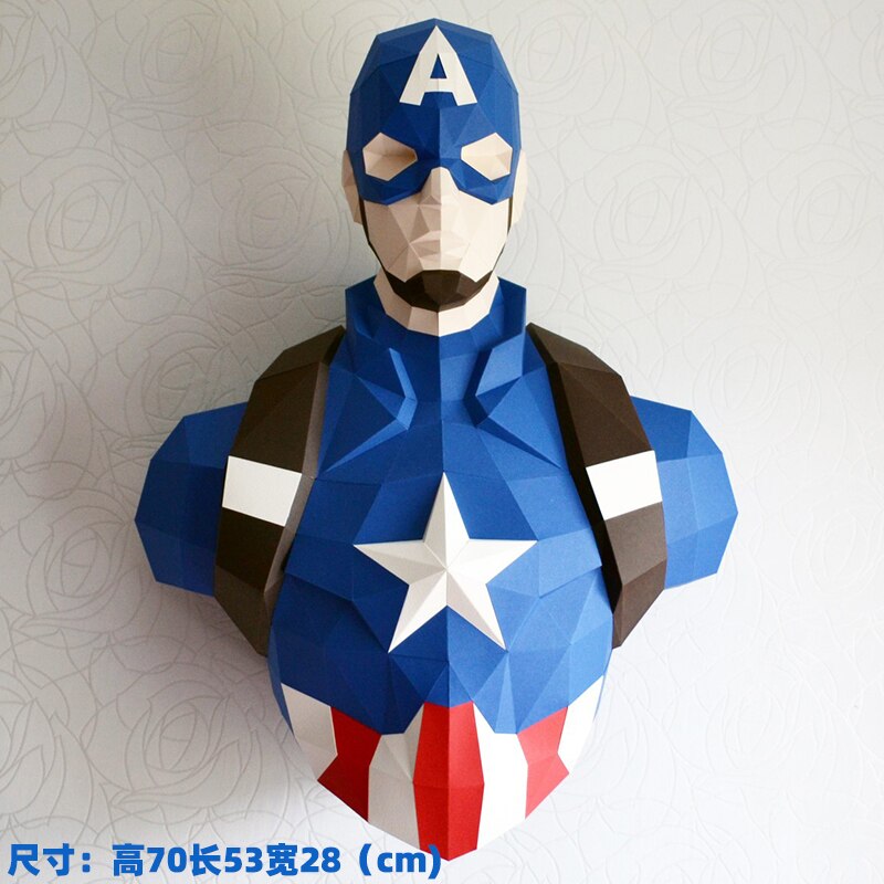 70cm Marvel Papercraft Paper Puzzle Origami Pack - DIY - Various Characters