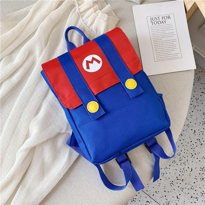 Nintendo Super Mario Children's School Backpack - Mario & Luigi