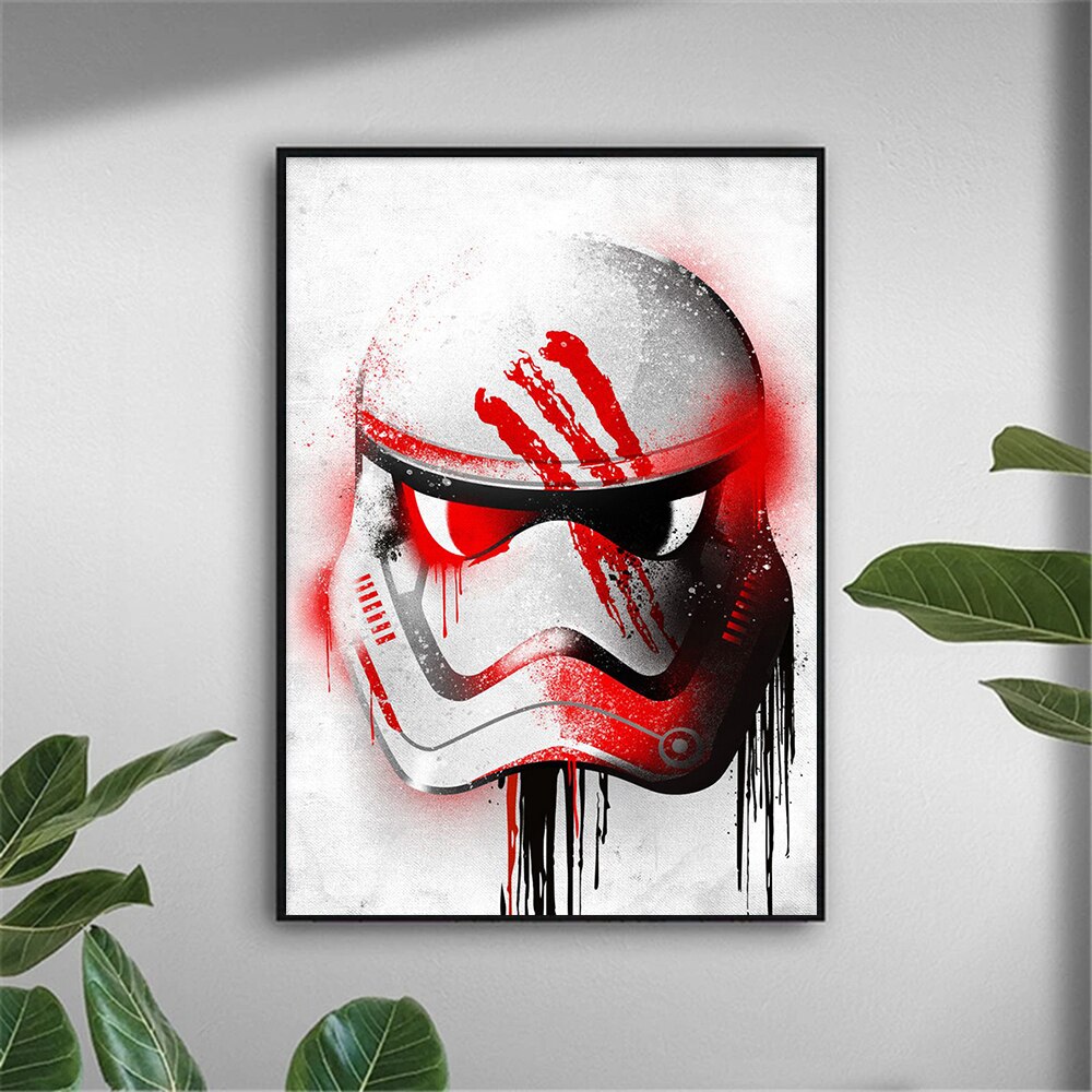 Disney Star Wars Canvas Spraypaint Wall Art - Various Designs