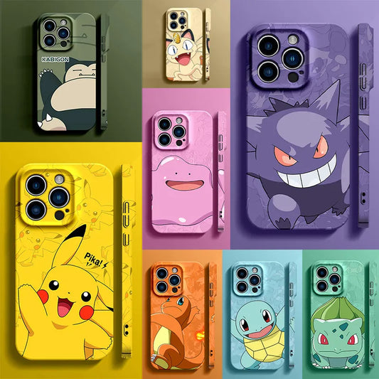 Pokemon Inspired iPhone Cases - Various Designs & Model Fitments