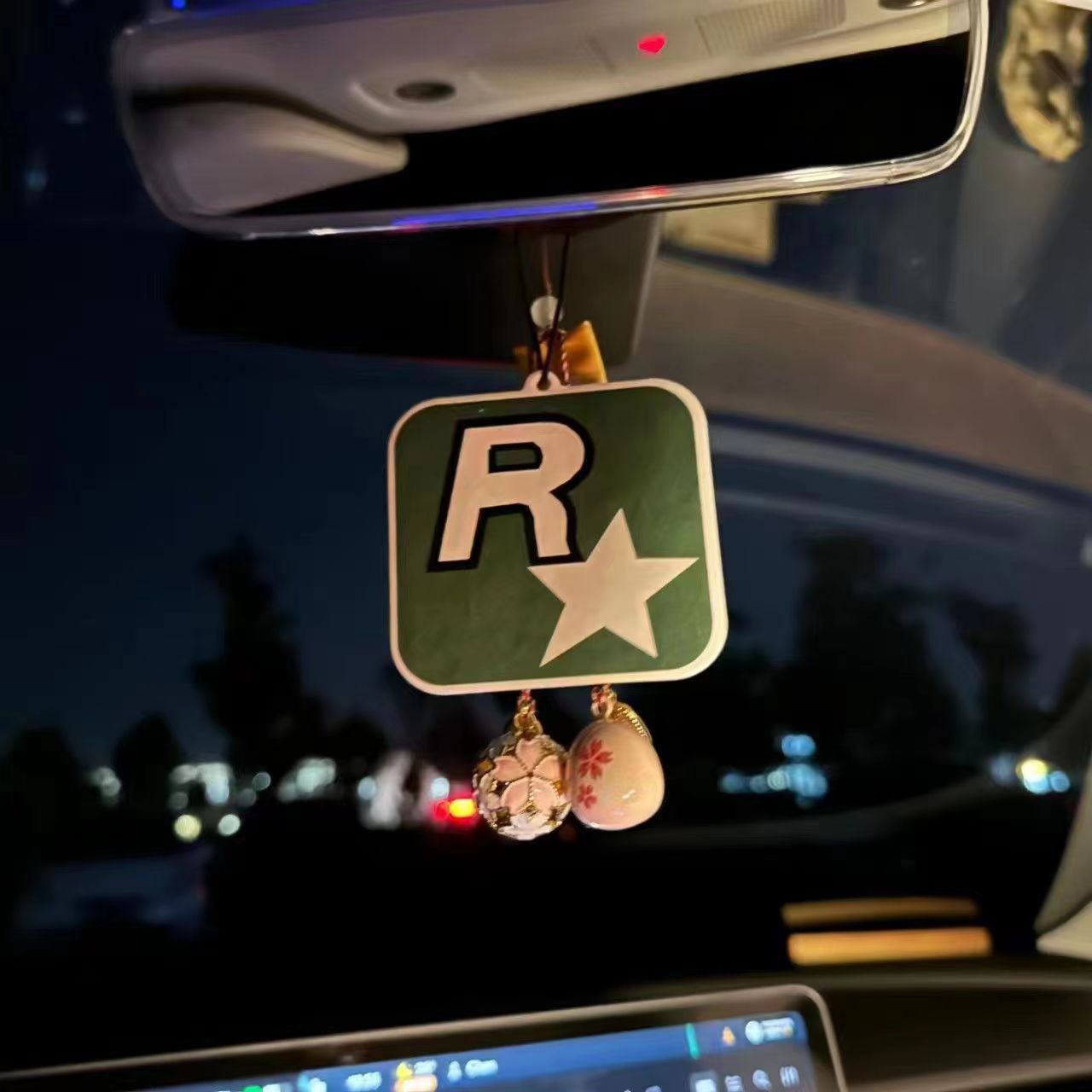 GTA Rockstar In-Car fragrance pendant Air Freshener - Various Colours