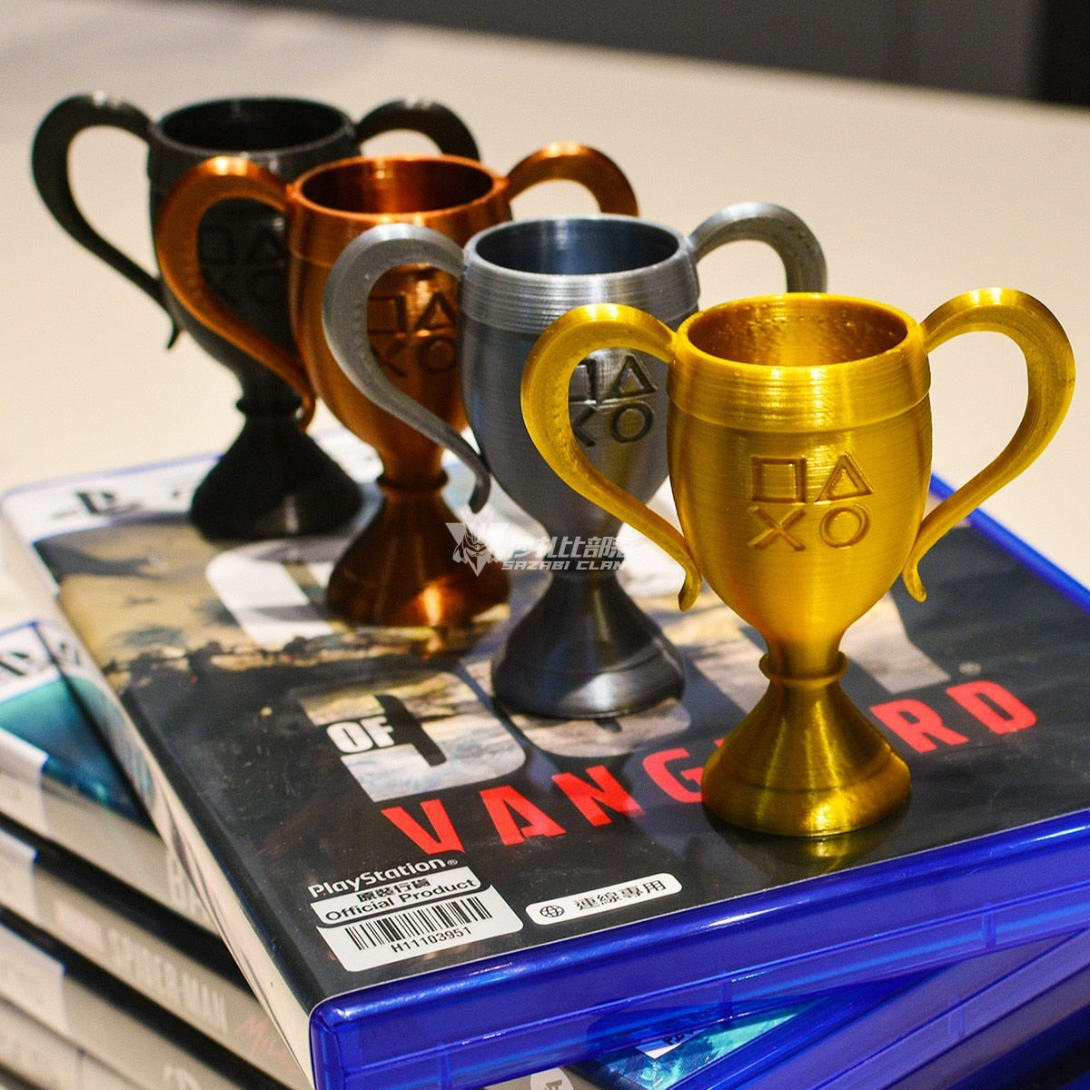 Playstation Achievement Trophy Toys - Bronze Silver Gold Platinum Hidden