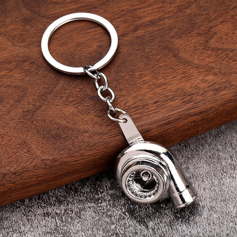 Metal Car Enthusiast Car Part Key Chains - Various Designs