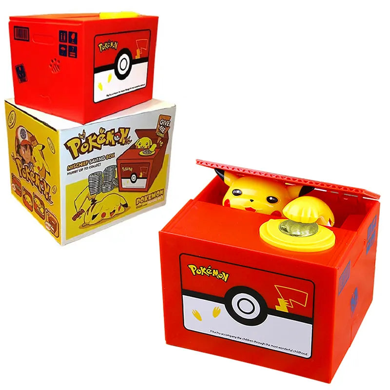 Pokemon Inspired Pikachu Piggy Bank