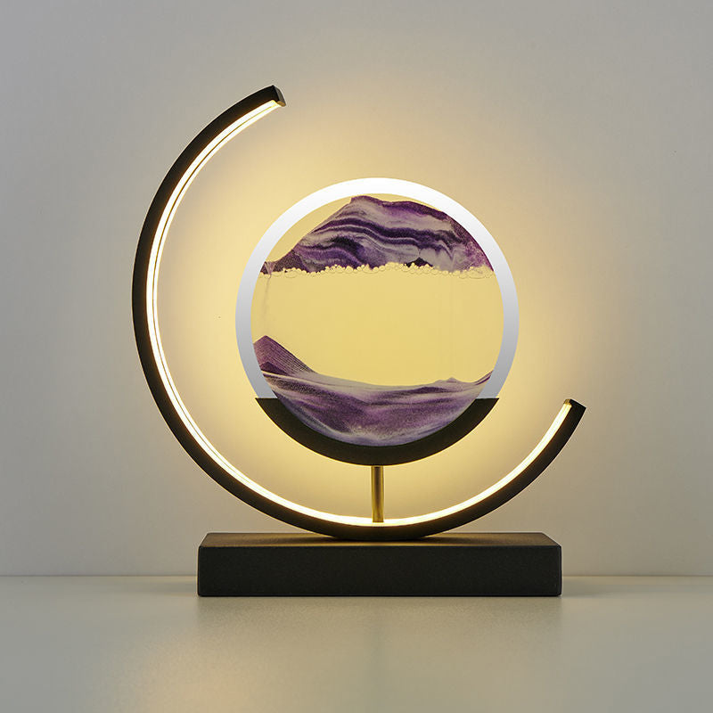 LED Quicksand Table Lamp - Modern Art - Choice of Colours